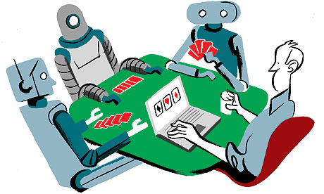 роботы в покере